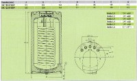 DRAŽICE zásobníkový ohřívač OKC 100 NTR/HV ( model 2016 ) nepřímotopný   1108706101